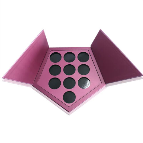 Glitter Pink-Purple Empty Magnetic Makeup Palette Series