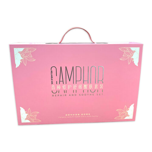 Luxury Gift Bags Smooth Glossy Coated Paper For Food Cosmetics Printed Logo Paper Box With Handle Packaging Bag