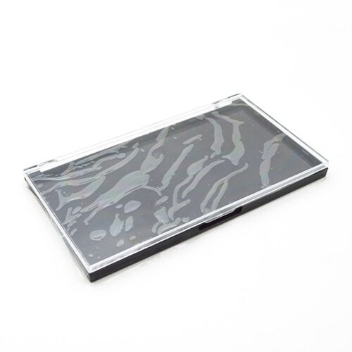 magnetic makeup palette empty with clear lid