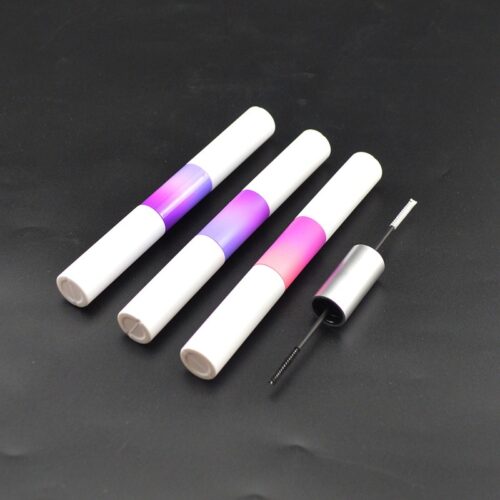 Gradient Color Dual-Ended Mascara Tubes - Custom 24ml Double Wand Packaging for Beauty Brands