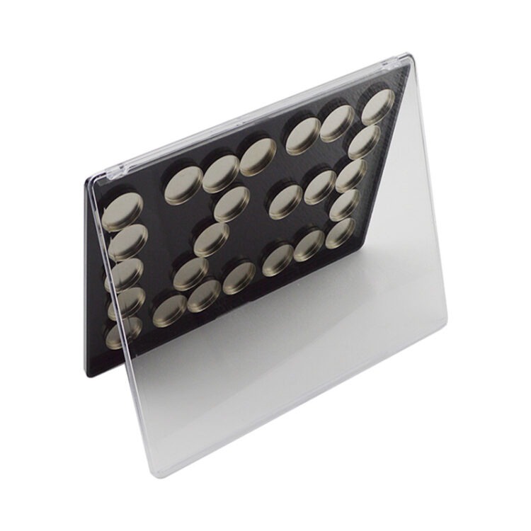 XL Magnetic Eyeshadow Case - Large Capacity Makeup Organizer for Eyeshadow, Blush & Lipstick (235*167mm)