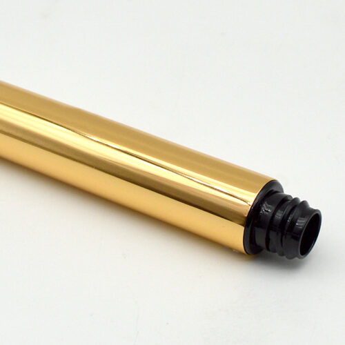 Gold Glossy Aluminum Mascara Tube
