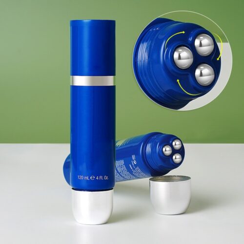 3-Roller Massage PE Tubes - Custom Packaging for Slimming Cream & Gua Sha (MOQ 500)
