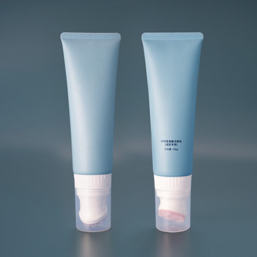 4-Roller Silicone Brush Tubes - 100g Leak-Proof Packaging for Body Lotion & Cleansing Balm (MOQ 500)