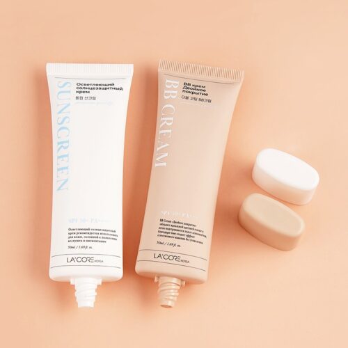 PE/Aluminum Cosmetic Tubes - 50ml Single-Layer Screw-Cap Packaging for SPF, BB Cream & Skincare (MOQ 500)