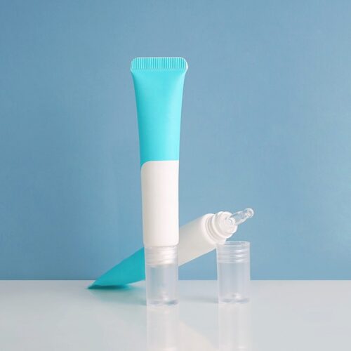 20ml Clear Tapered Tip Cosmetic Tubes - PE Leak-Proof Packaging for Serums & Gels (MOQ 500)