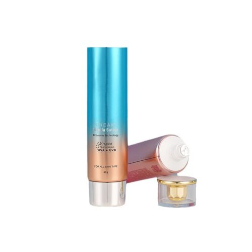 Custom Gradient Cosmetic Tubes｜PE Body & Acrylic Cap｜40g Cream Packaging (MOQ 500+)