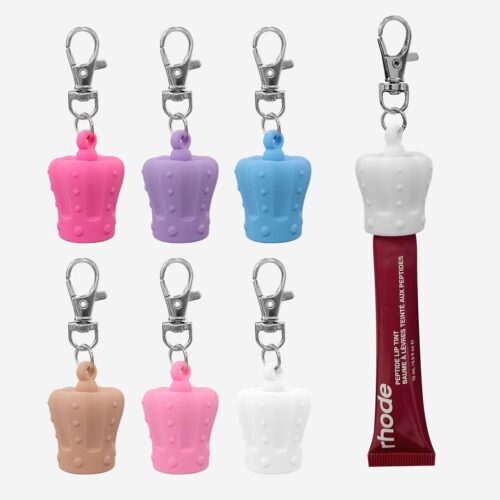 Portable Clip on Lipstick Keychain Cap GLOSSGRL Keychain Cap for Liploss