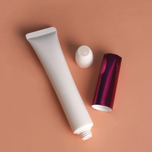 Single Bead Massage Tubes - 25ml Silicone Roller Packaging for Eye Cream & Lip Gloss (MOQ 1,000)