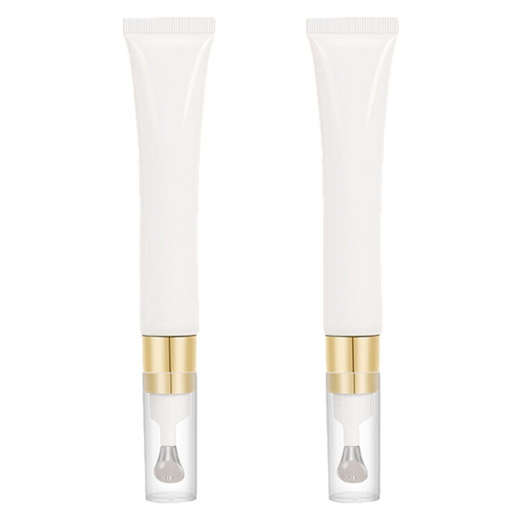 Zinc Alloy Eye Cream Tubes｜45° Massage Tip｜15ml Professional Packaging (MOQ 500+)