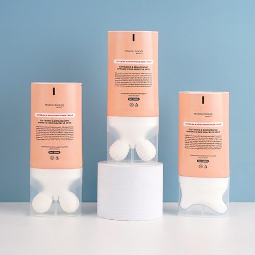 V-Roller Neck Therapy Tubes｜Ergonomic Silicone Head｜80ml Contouring Packaging (MOQ 5000+)