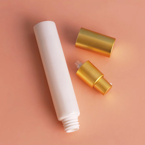 Vacuum Pump Head Tubes｜35ml Press-System Packaging｜Professional for Cleansers & Sunscreens (MOQ 500+)