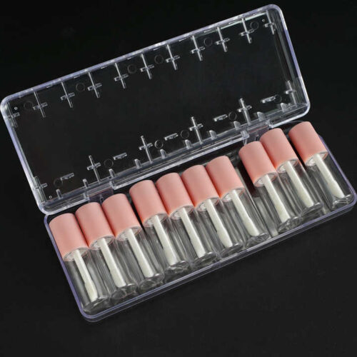 Pink Mini Lip Gloss Tubes｜4ml Cute Round｜Screw Cap Plastic Packaging (MOQ 12000pcs)
